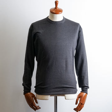 STONE WASH WOOL CREWNECK