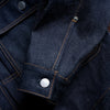SHORT TRACK JACKET RIGID DENIM