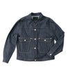 SHORT TRACK JACKET RIGID DENIM