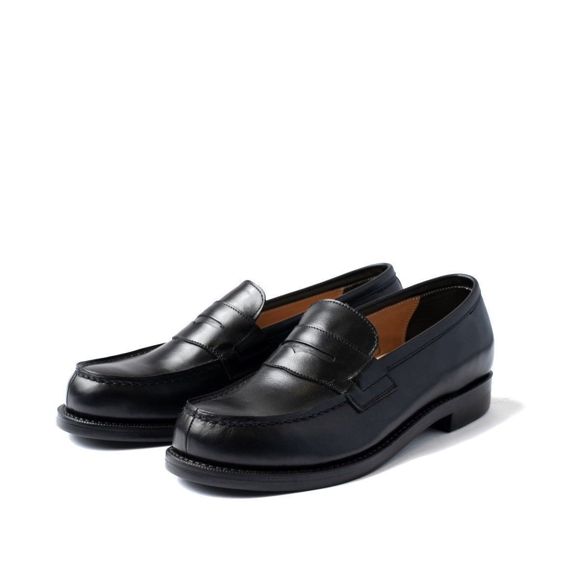 IN'EI LOAFER - BLACK DUTCH BOX CALF【ROLLING DUB TRIO】 – &INDUSTRY