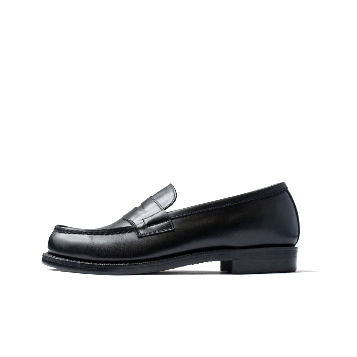 IN'EI LOAFER - BLACK DUTCH BOX CALF【ROLLING DUB TRIO】 – &INDUSTRY