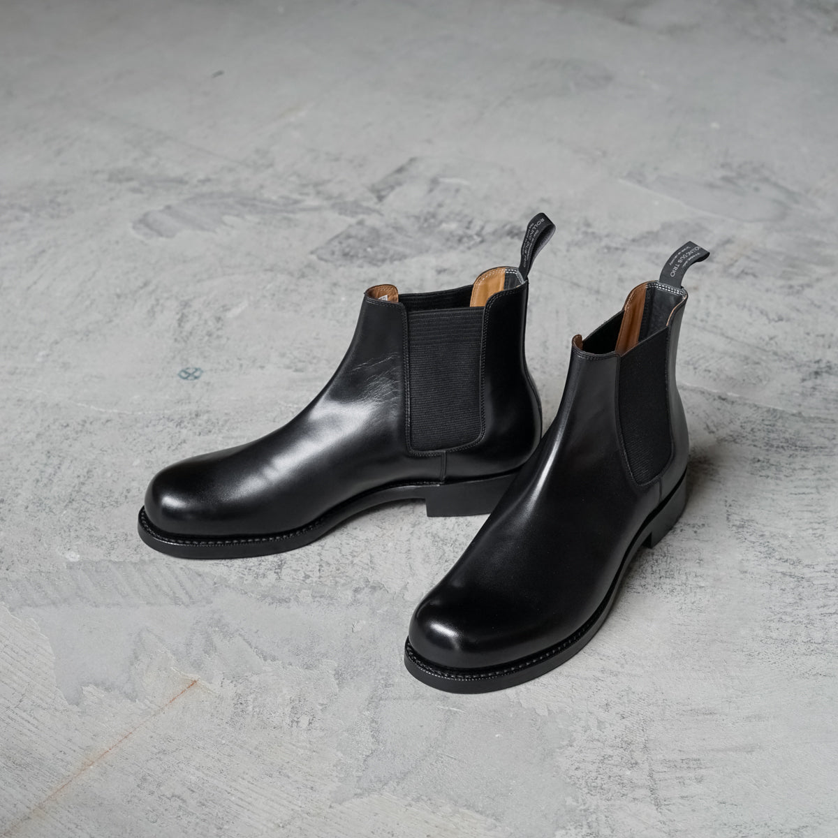 IN'EI CHELSEA - BLACK DUTCH BOX CALF【ROLLING DUB TRIO】 – &INDUSTRY