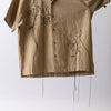 LILY HAND EMBROIDERY NEP OPEN COLLAR SHIRTS