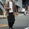 MULTI STRIPE SOFT MESH CARDIGAN