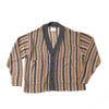 MULTI STRIPE SOFT MESH CARDIGAN