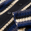 MULTI STRIPE SOFT MESH CARDIGAN
