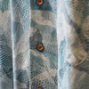RAGLAN-SLEEVE ALOHA SHIRT - green leaf