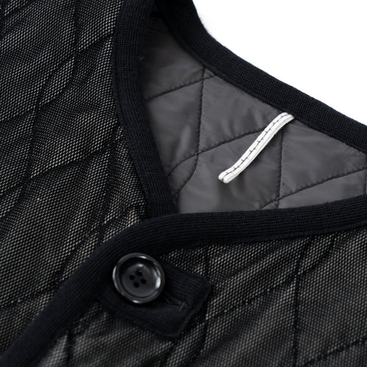 SILK-LOFT QUILTING CAR LONG VEST