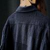 IFRAN SILK PATCHWORK DYED KANTHA SHIRT