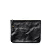 SQUARE ZIP & SNAP POUCH L