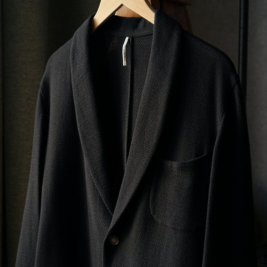 S2B COTTON LINEN SHAWL COLLAR JACKET