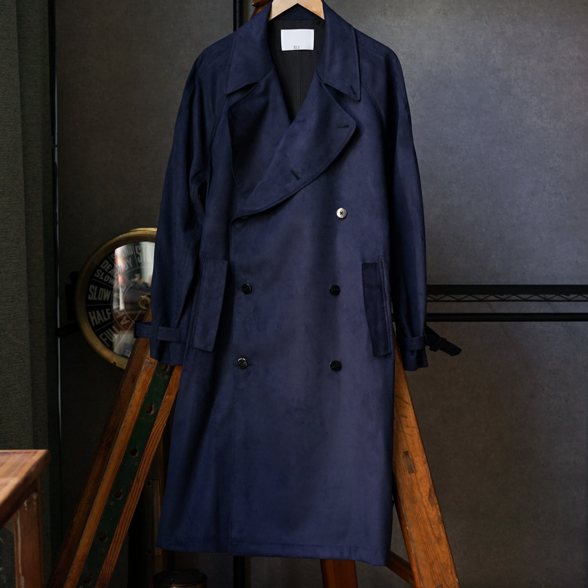 TRENCH COAT FAKE SUEDE【ES:S】 – &INDUSTRY