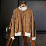 FAKE SUEDE REVERSIBLE BLOUSON