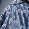 ALOHA SHIRT - BLUE GREY TIGER