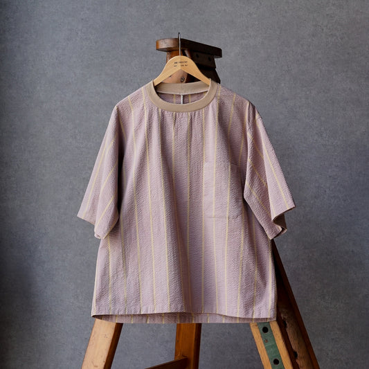 OVER SIZED WOVEN T-SHIRT